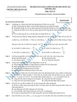 Đề thi thử THPT 2017 môn Vật Lý trường THPT Quan Lạn Quảng Ninh Lần 1 File word Có lời giải chi tiết