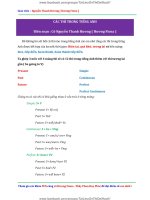 CÁC THÌ TRONG TIẾNG ANH cô HƯƠNG FIONA