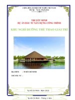 Khu du lịch nghỉ dưỡng thể thao giải trí 