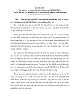 BÀI DỰ THI Tìm hiểu về tư tưởng, đạo đức, phong cách Hồ Chí Minh;  Tám lời Bác Hồ căn dặn Đảng bộ và nhân dân các dân tộc tỉnh Hà Giang