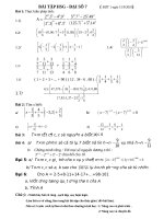 Bài tập đại số 7 ôn thi học sinh giỏi 