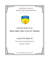 Khai thác mẫu tuần tự tối đại  