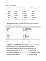 bài tập tiếng anh lớp 7 theo bài