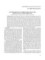 Giải pháp định tuyến thích nghi năng lượng trong mạng cảm biến không dây