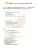 Giải bài tập SBT Tiếng Anh lớp 12 chương trình mới Unit 8: The World of Work