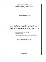 Diễn ngôn về giới nữ trong văn học hiện thực xã hội chủ nghĩa Việt Nam
