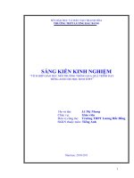 TÍCH hợp GIÁO dục môi TRƯỜNG THÔNG QUA QUÁ TRÌNH dạy TIẾNG ANH CHO học SINH THPT 