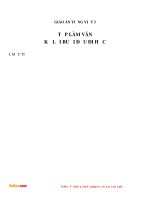 Giáo án Tiếng Việt 3 tuần 6: Tập làm văn - Kể lại buổi đầu em đi học