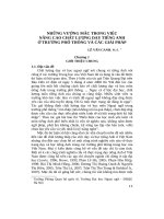 NHỮNG VƯỚNG mắc TRONG VIỆC NÂNG CAO CHẤT LƯỢNG dạy TIẾNG ANHỞ TRƯỜNG PHỔ THÔNG và các GIẢI PHÁP
