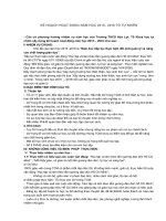 KẾ HOẠCH HOẠT ĐỘNG năm học 2015 