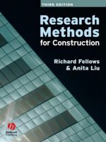 Research method for construction 2008