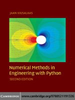 Numerical methods in engineering with python, 2 edition 