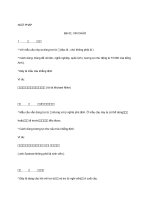 NGỮ PHÁP tiếng nhật sơ cấp 1 bài 1