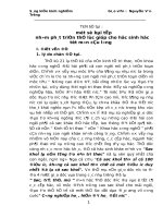 MỘT số bài tập NHẰM PHÁT TRIỂN THỂ lực GIÚP CHO học SINHHỌC tốt môn cầu LÔNG 