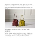 Xu hướng túi xách thu đông 2016 mà bạn nên biết