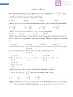 Tổng hợp 250 câu hỏi trắc nghiệm vận dụng cao môn Toán có lời giải chi tiết