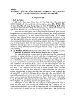 GIÁO DỤC KĨ NĂNG SỐNG CHO HỌC SINH QUA TRUYỆN NGẮN CHIẾC THUYỀN NGOÀI XA  NGUYỄN MINH CHÂU 