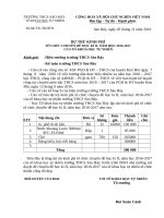 DU TRU KINH PHI  HKII 