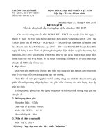 Kế hoạch tổ chức chuyên đề học kì 2 của tổ khoa học tự nhiên trường THCS 