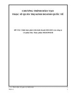 Chiến lược phát triển kinh doanh 2010 2015 của công ty cổ phần hóa dược mekophar  tiếng việt 