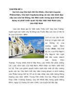 CHUYÊN ĐỀ 3 Vai trò của Chủ tịch Hồ Chí Minh, Chủ tịch Cayxỏn Phômvihản, Chủ tịch Xuphanuvông và các nhà lãnh đạo cấp cao của hai Đảng, hai Nhà nước trong quá trình xây dựng và phát triển quan hệ đặc biệt Việt NamLào,  LàoViệt Nam