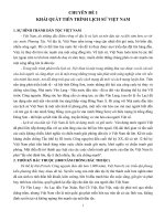 KHÁI QUÁT TIẾN TRÌNH LỊCH SỬ VIỆT NAM