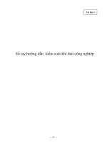 Sổ tay hướng dẫn kiểm soát khí thải công nghiệp