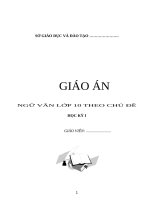 Giáo án Ngữ Văn Lớp 10 HK 1