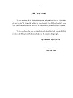 Hoàn thiện dự toán ngân sách tại công ty trách nhiệm hữu hạn posvina  