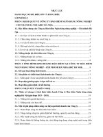 TÌNH HÌNH KINH DOANH BẢO HIỂM TẠI CÔNG TY BẢO HIỂM NGÂN HÀNG NÔNG NGHIỆP – CHI NHÁNH HÀ NỘI (ABIC HÀ NỘI)