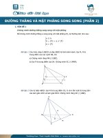 Tóm tắt toán hình học lớp 11  duongthangvamatphangsongsong(p2) tomtatbaihoc 