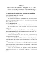 Thúc đẩy giải quyết nợ quá hạn tại ngân hàng thương mại cổ phẩn quốc tế việt nam chi nhánh láng hạ (tt) 