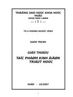 Bai giang gioi thieu cac tac pham kinh dien triet hoc