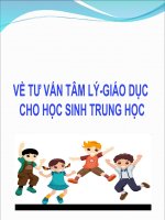 Tư vấn về tâm lý giáo dục cho học sinh 