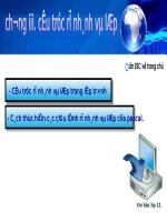 Bài giảng điện tử tin học 11 bai9 