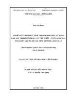 Nghiên cứu đánh giá tình trạng khai thác, sử dụng lâm sản trái phép ở khu vực tây thiên   vườn quốc gia tam đảo và đề xuất giải pháp kiểm soát quản lý 