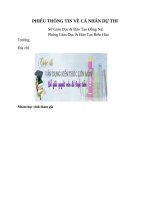 bai thi lien mon . hieu biet ve shisha