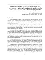 Đào tạo Kiến trúc & các ngành Thiết kế, Xây dựng trong xu hướng toàn cầu hóa