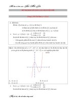 Các dạng toán đồ thị hàm số chứa dấu giá trị tuyệt đối