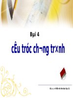 Bài giảng điện tử tin học 11 bai4 
