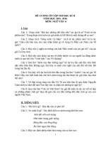 hướng dẫn ôn tập kỳ 2 văn 6 