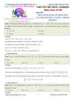 Tính chất cực trị hàm bậc ba và hàm trùng phương