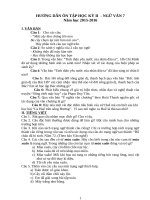 hướng dẫn ôn tập kỳ 2 văn 7 