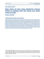 ASTM f 679 06a ống nhựa và phụ tùng poly(vinyl clorua) (PVC) có đường kính lớn dùng cho thoát nước tự chảy 