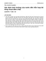 T 283 03 xác định ảnh hưởng của nước đến hỗn hợp bê tông nhựa đầm chặt 