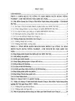 Tình hình kinh doanh bảo hiểm tại Công ty bảo hiểm Ngân hàng Nông nghiệp – Chi nhánh Hà Nội.