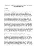 Đẩy mạnh đào tạo nghề cho lao động nông thôn ở vùng dân tộc thiểu số và miền núi phía bắc việt nam