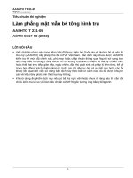 T 231 05 làm phẳng mặt mẫu bê tông hình trụ 