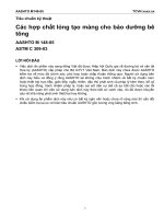 M 148 05 các hợp chất lỏng tạo màng cho bảo dưỡng bê tông 