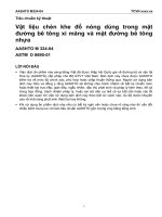 M 324 04 vật liệu chèn khe đổ nóng dùng trong mặt đường bê tông xi măng và mặt đường bê tông nhựa 